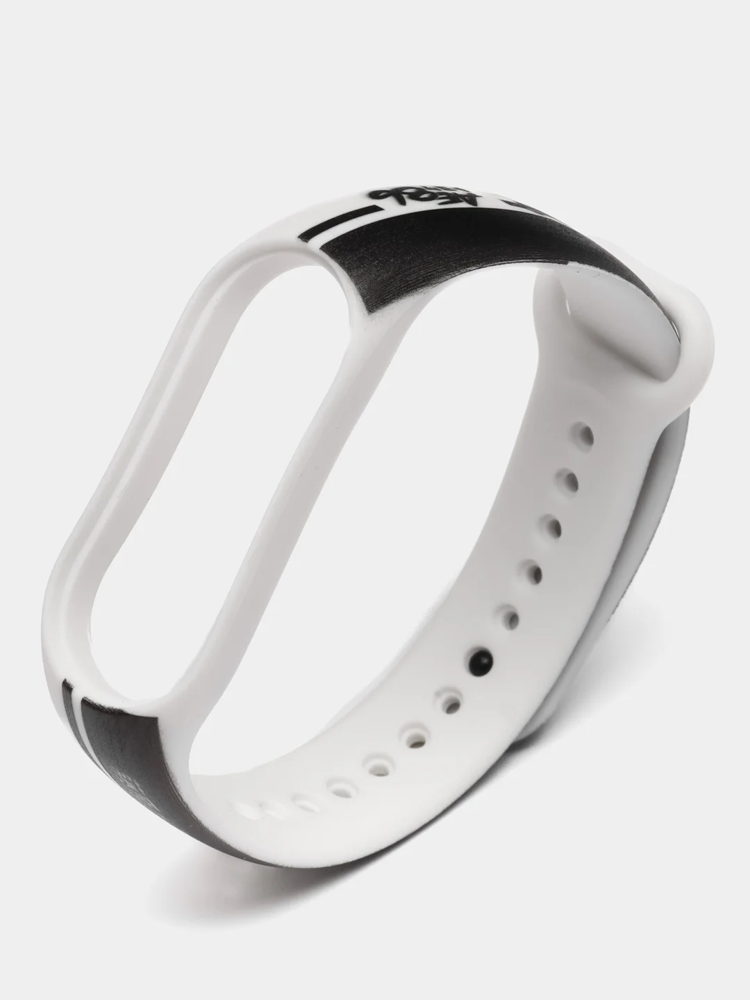 Хром силиконовый ремешок для Xiaomi Mi Band, с принтом