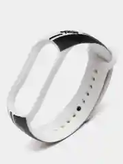 Хром силиконовый ремешок для Xiaomi Mi Band, с принтом