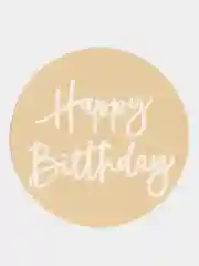 Топпер для украшения торта / бирка на торт / топпер Happy birthday