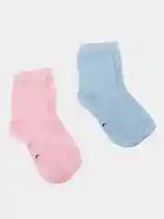 Носки детские для девочки, однотонные, набор 3 шт