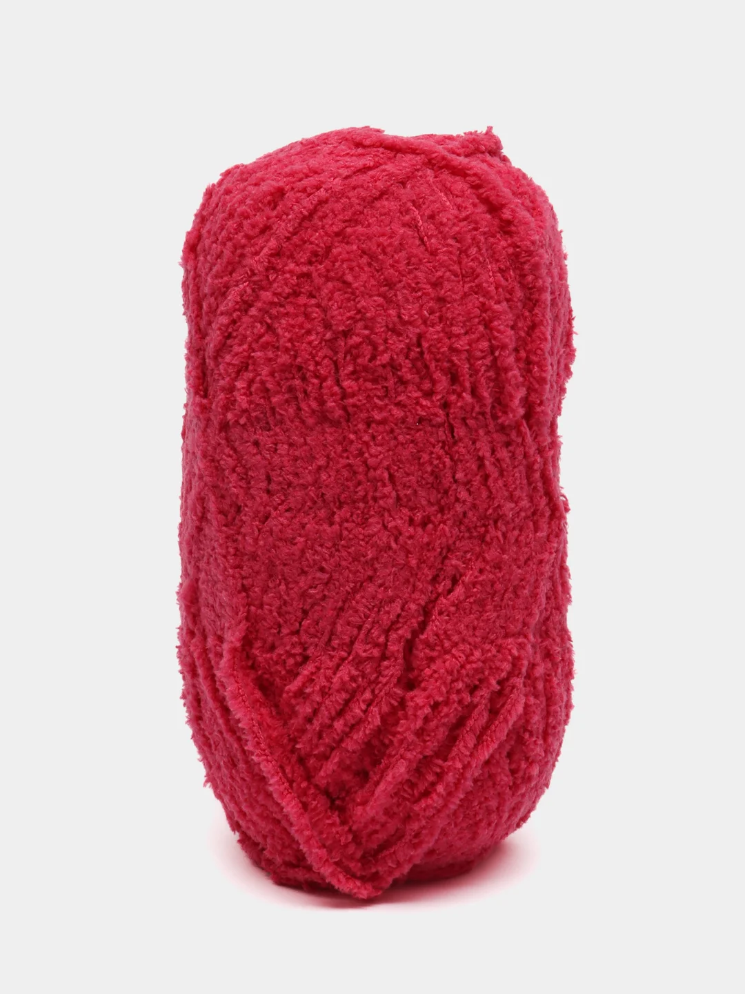 Вишнёвый пряжа плюшевая Alize Softy, микрополиэстер, 50 г, 115 м