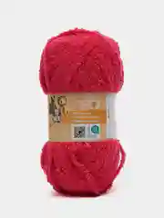 Вишнёвый пряжа плюшевая Alize Softy, микрополиэстер, 50 г, 115 м