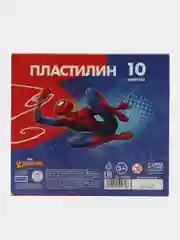 Красный пластилин 10 цветов, 150 г, Супергерой, Человек-паук