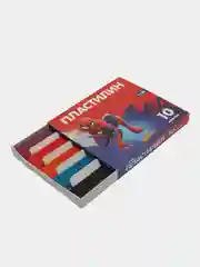 Красный пластилин 10 цветов, 150 г, Супергерой, Человек-паук