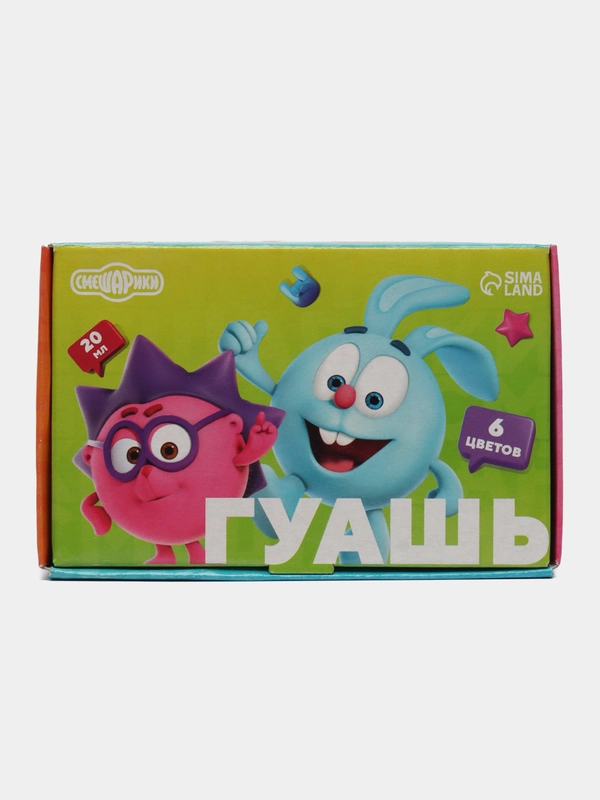 Гуашь 6 цветов х 20 мл
