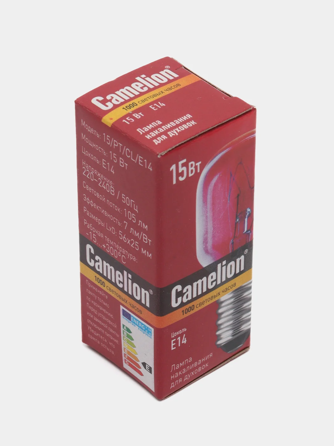 Лампа накаливания для духовок Camelion, 15 Вт, Е14