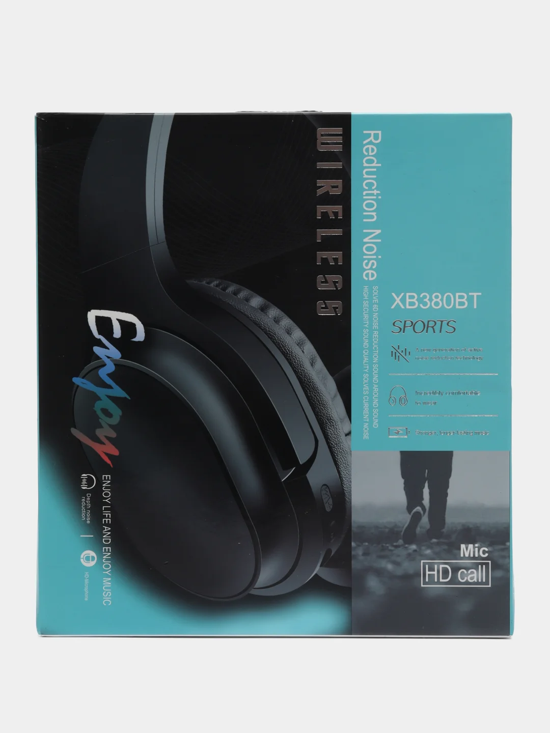 Черный беспроводные наушники XB380BT