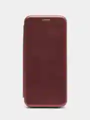 Бордовый чехол-книжка Huawei Y6P