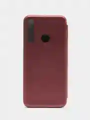 Бордовый чехол-книжка Huawei Y6P