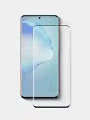 Черный samsung Galaxy S20, Самсунг Галакси С20, защитное стекло (полное покрытие)