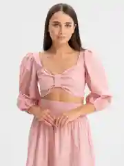 Разноцветный платье, комплект: топ и юбка