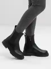Черный женские ботинки, челси, осенние, весенние