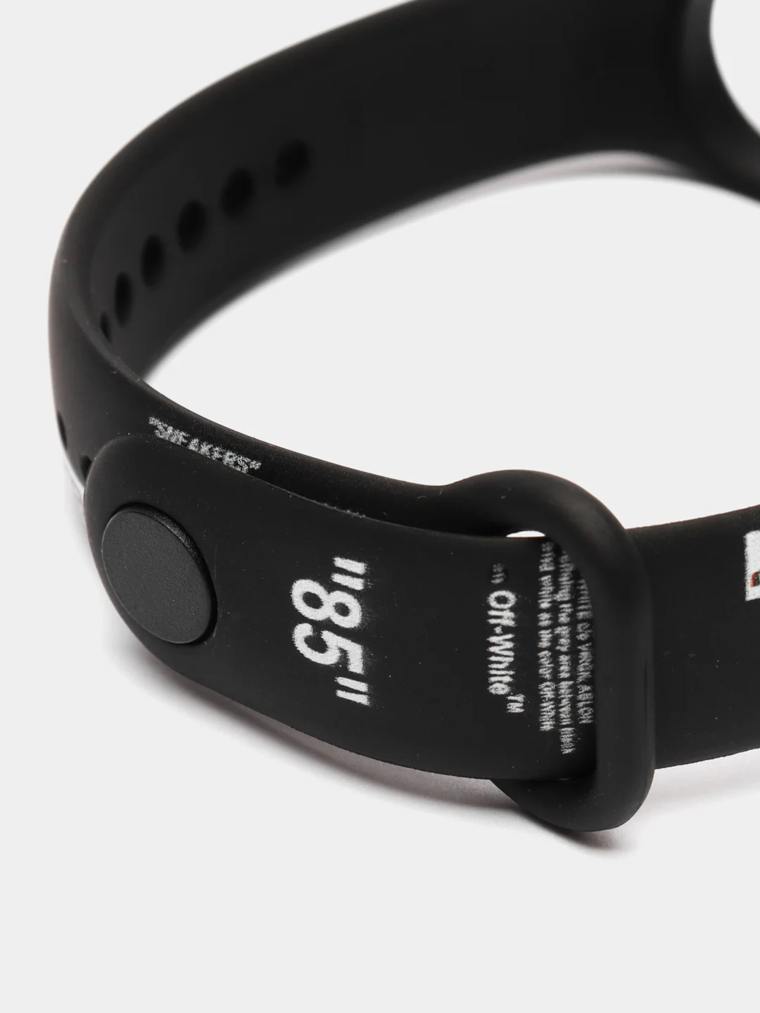 Тёмно-серый силиконовый ремешок для Xiaomi Mi Band, с принтом