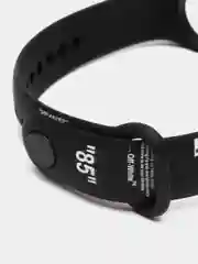 Тёмно-серый силиконовый ремешок для Xiaomi Mi Band, с принтом