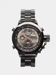 Серебряный мужские наручные часы Skmei 1515 в подарочной упаковке