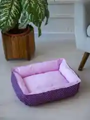 Фиолетовый лежак для кошек и собак мелких пород