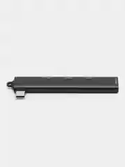 Черный usb-хаб на 4 порта, с входом USB / Type-C