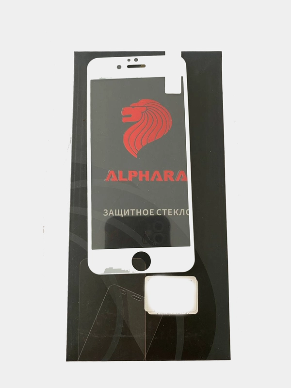 Защитное стекло для iPhone 6/6S, белое