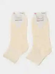 Лимонный носки женские, однотонные, 2 пары, размер 37-41