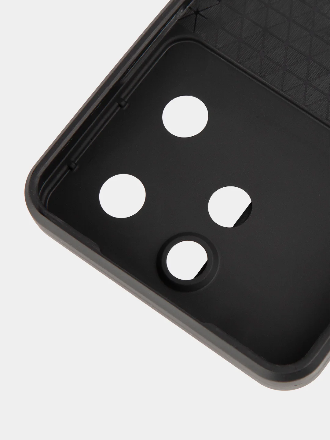 Черный чехол для Tecno Spark 10 Pro противоударный КАРТОФАН, пластиковый, с магнитом и кольцом