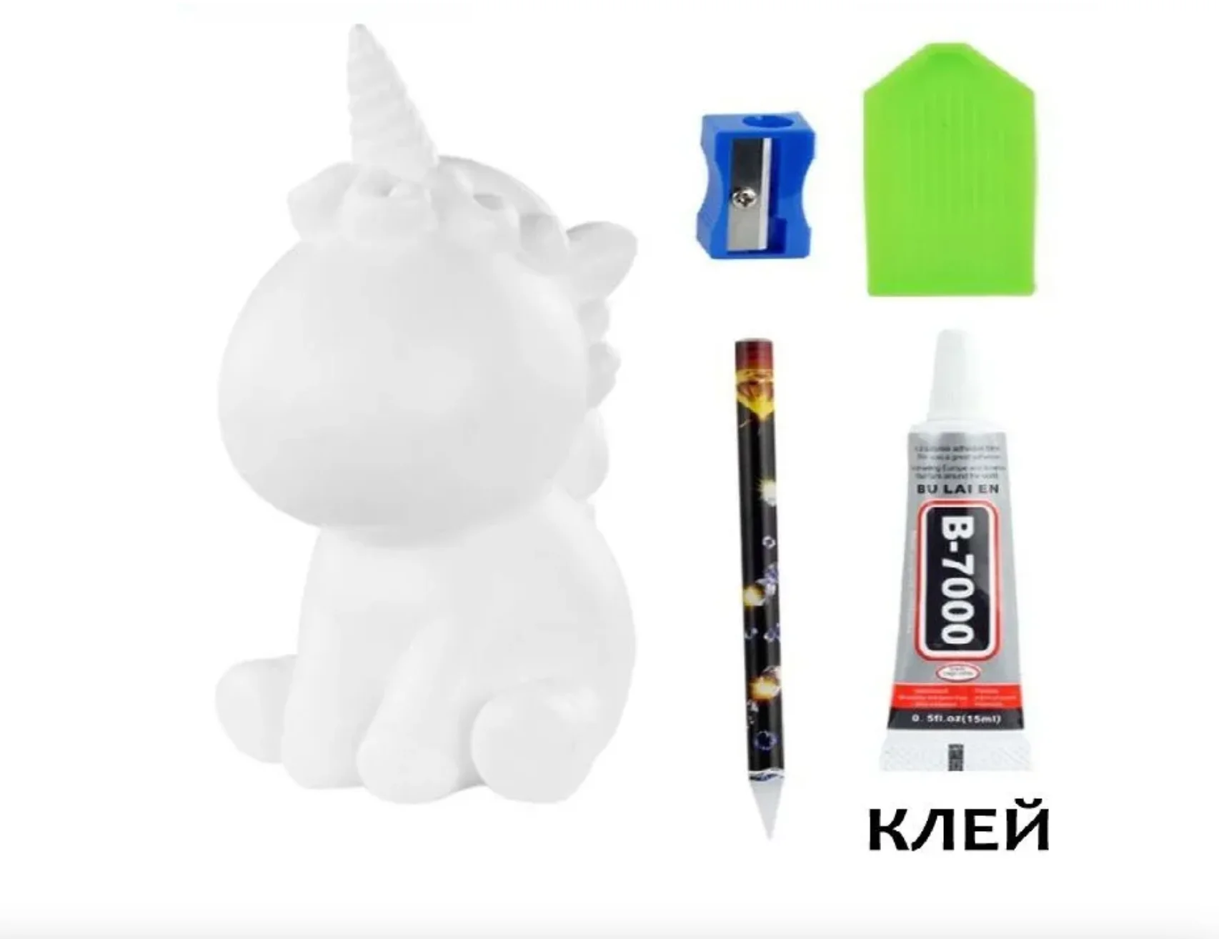 DIY набор, алмазная мозаика "Единорог 5D", подарочный набор, 5 цветов