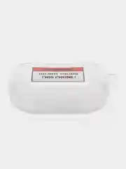 Светло-синий чехол для наушников AirPods Pro, силиконовый, прозрачный