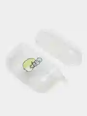 Серебряный чехол для наушников AirPods Pro, силиконовый, прозрачный