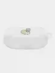 Серебряный чехол для наушников AirPods Pro, силиконовый, прозрачный