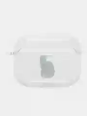 Серебряный чехол для наушников AirPods Pro, силиконовый, прозрачный