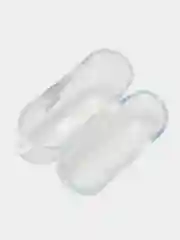 Серый чехол для наушников AirPods Pro, силиконовый, прозрачный
