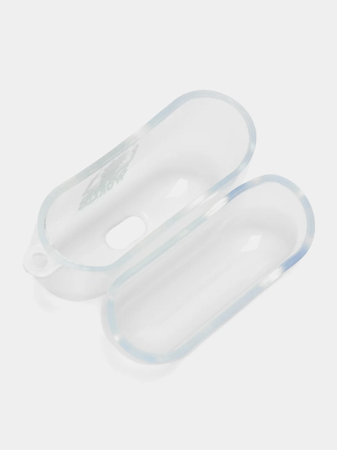 Тёмно-бирюзовый чехол для наушников AirPods Pro, силиконовый, прозрачный