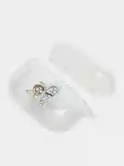 Тёмно-бордовый чехол для наушников AirPods Pro, силиконовый, прозрачный