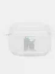 Тёмно-бордовый чехол для наушников AirPods Pro, силиконовый, прозрачный
