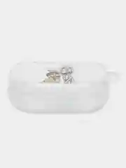 Тёмно-бордовый чехол для наушников AirPods Pro, силиконовый, прозрачный