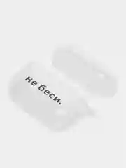 Тёмно-розовый чехол для наушников AirPods Pro, силиконовый, прозрачный