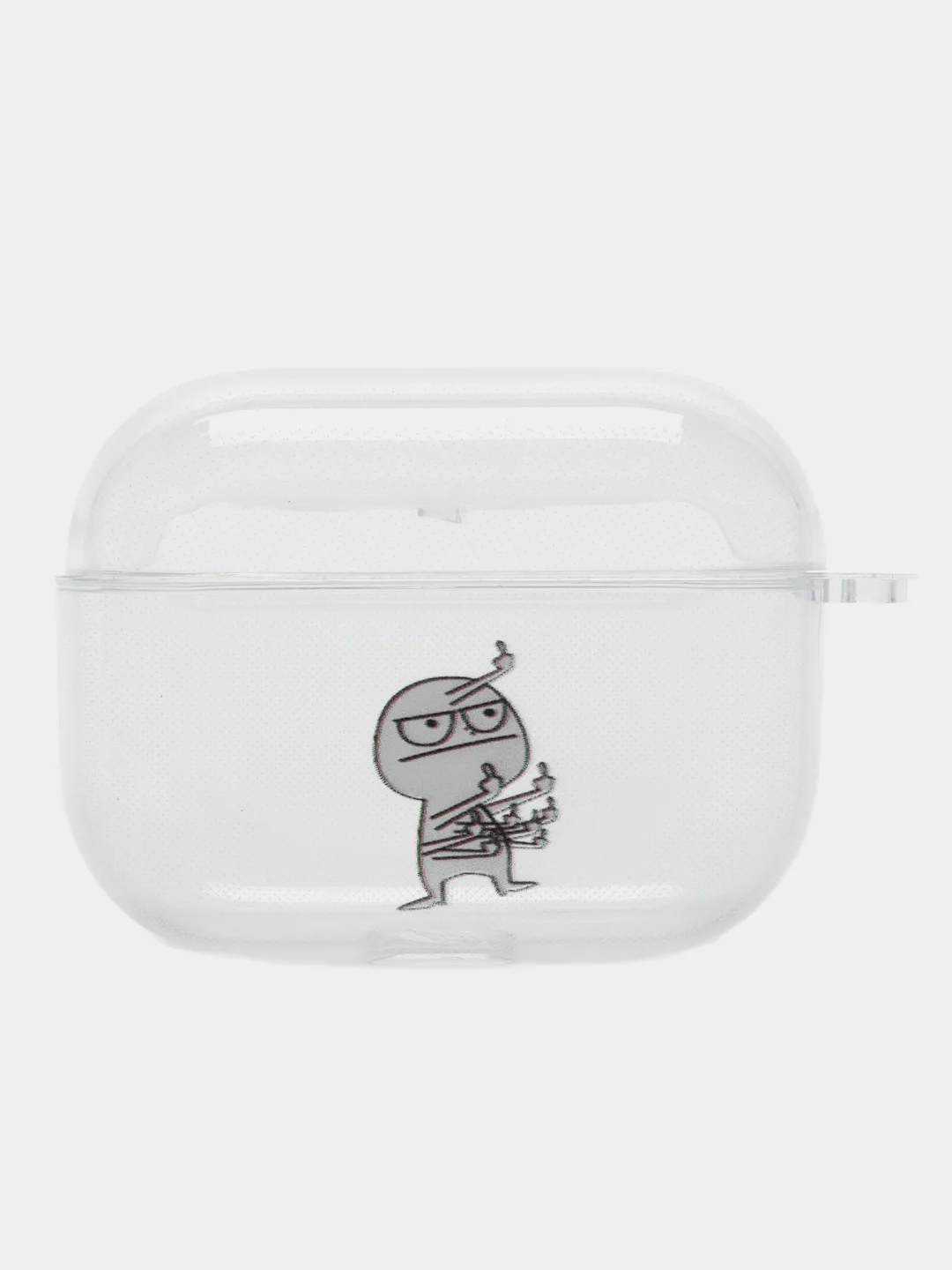 Терракотовый чехол для наушников AirPods Pro, силиконовый, прозрачный