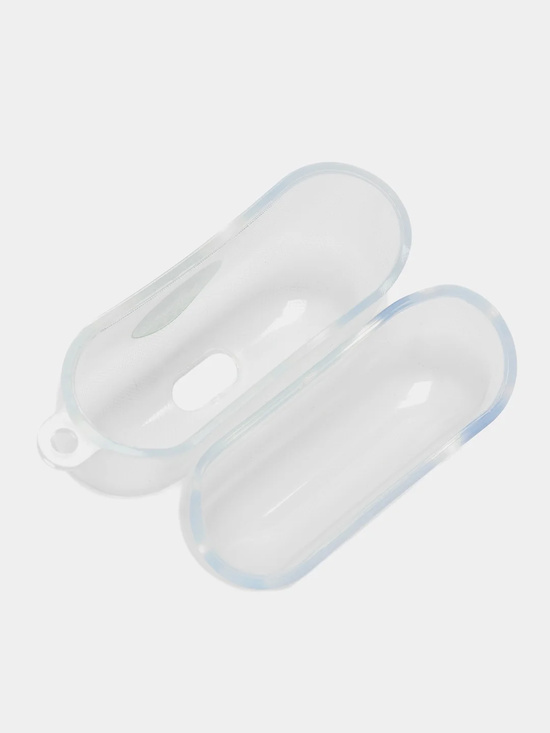 Фиолетовый чехол для наушников AirPods Pro, силиконовый, прозрачный