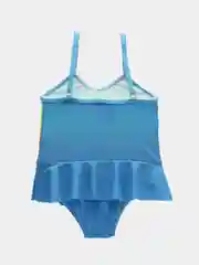 Голубой детский купальник слитный для девочек Like