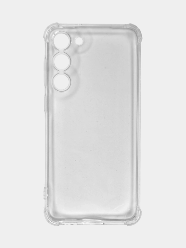 Чехол Samsung Galaxy S23 (Самсунг Галакси С23), прозрачный, силиконовый, противоударный