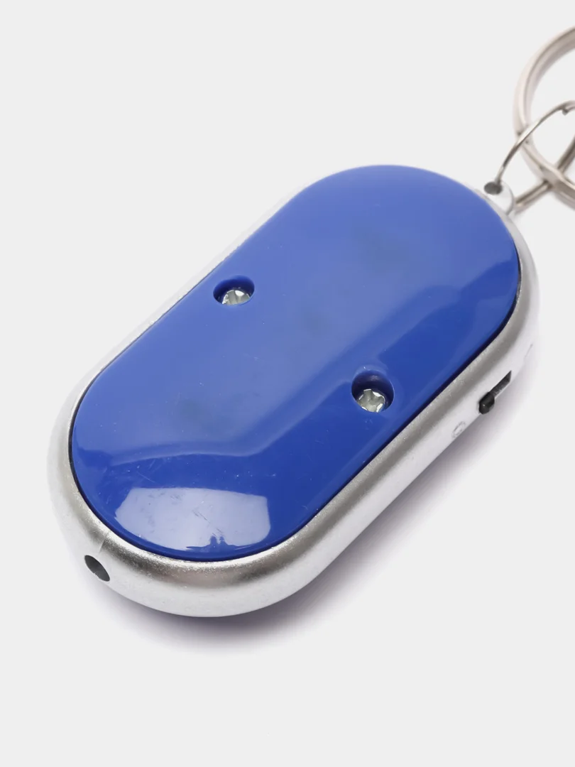 Синий брелок Для Поиска Ключей с Фонариком key finder / Реагирует на свист и громкий звук