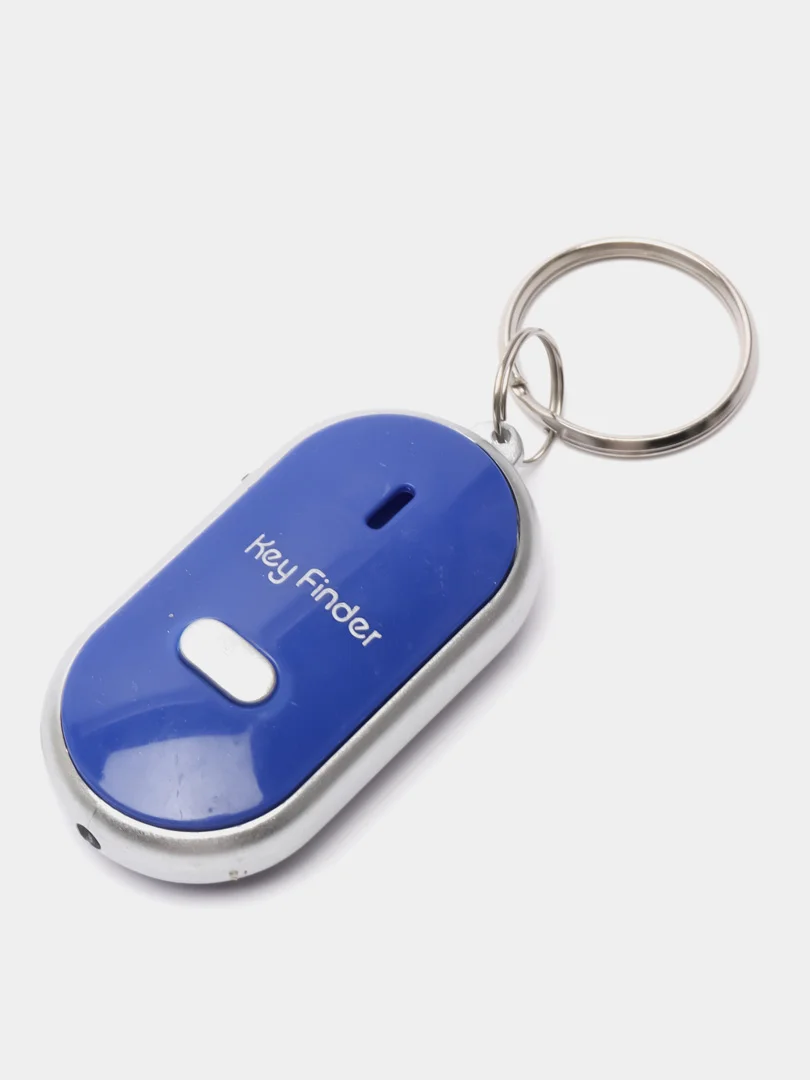 Синий брелок Для Поиска Ключей с Фонариком key finder / Реагирует на свист и громкий звук