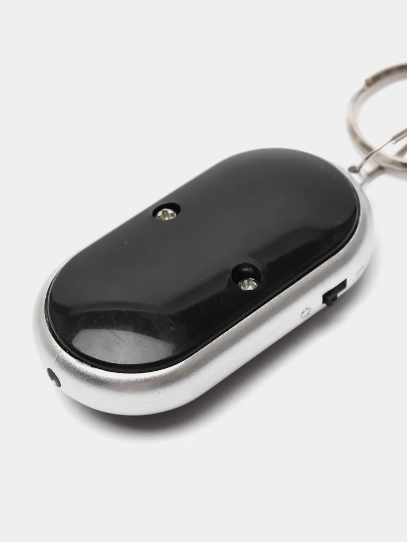 Черный брелок Для Поиска Ключей с Фонариком key finder / Реагирует на свист и громкий звук