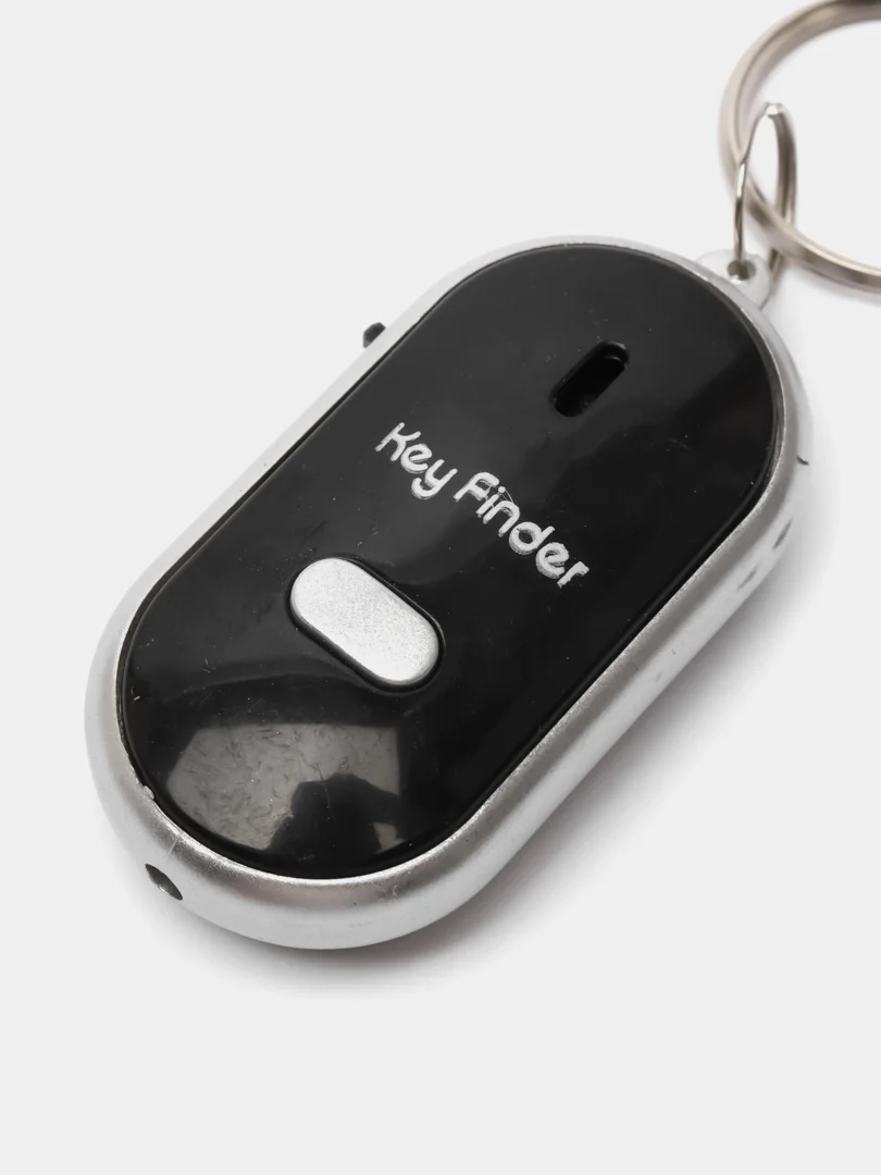 Черный брелок Для Поиска Ключей с Фонариком key finder / Реагирует на свист и громкий звук