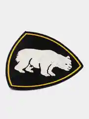Разноцветный нарукавный знак регионального командования. Шеврон армейский "Внутренние Войска"