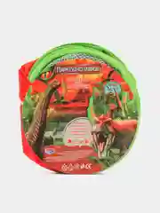 Зеленый складная сетчатая корзина для хранения игрушек и белья