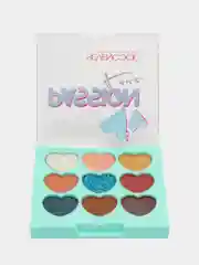 Салатовый яркая палетка теней SEVENCOOL