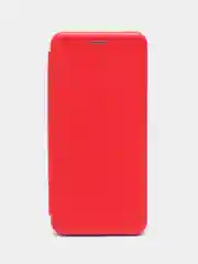Красный чехол-книжка для Oppo A57 4G, A57 5G, A57s, A77 4g, A77s 4G / Оппо А57 4Г, А57 5Г, А57с
