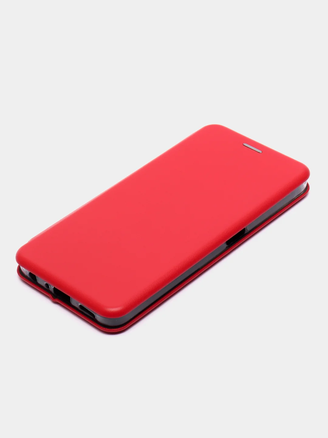 Красный чехол-книжка для Oppo A57 4G, A57 5G, A57s, A77 4g, A77s 4G / Оппо А57 4Г, А57 5Г, А57с