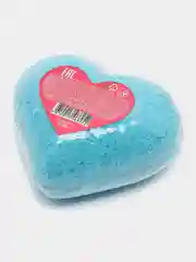 Бомбочка "Сердце" для ванны, 130г/ 110г шипучая морская соль Подарок на новый год