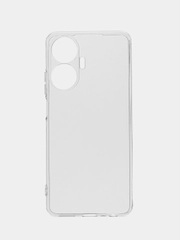 Чехол силиконовый Realme C 55 ( Реалми С 55), матовый, с дополнительной защитой камеры